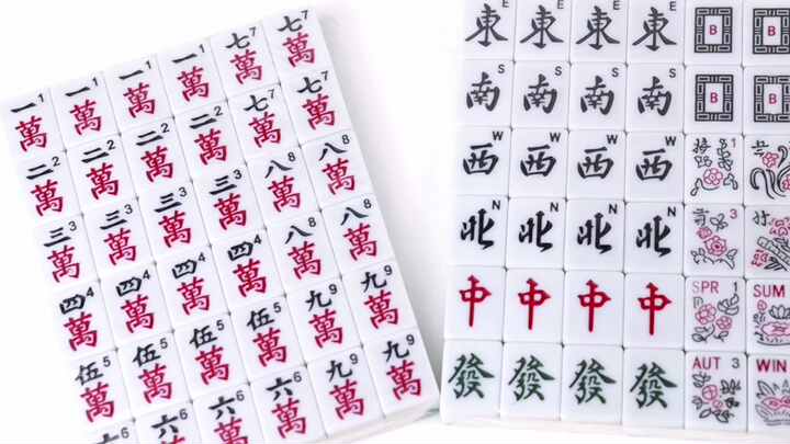 工厂热卖定制美国麻将牌套装144件30毫米模具尺寸,绿色白色双色赌场赌博游戏