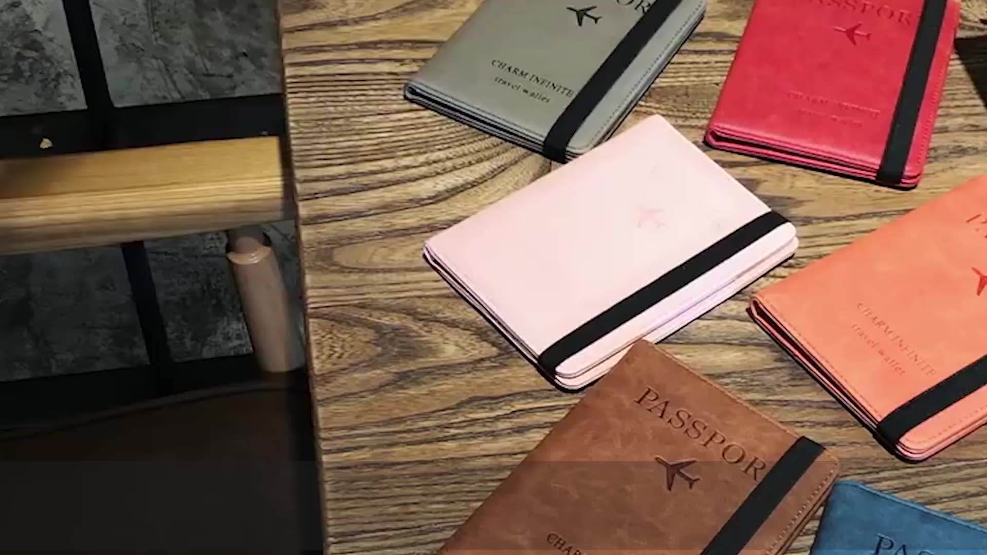 Wholesale Custom PU Leather Passport Cover Best Seller Trave