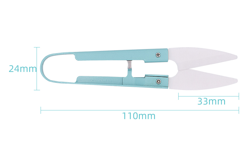 colorful ceramic fishing spring sewing accessories mini scissors rose gold yarn cutter