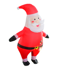 HUAYU New Weeding Decoration Party Cosplay Costume Inflatable Christmas Santa Claus Cute Blow up Suit