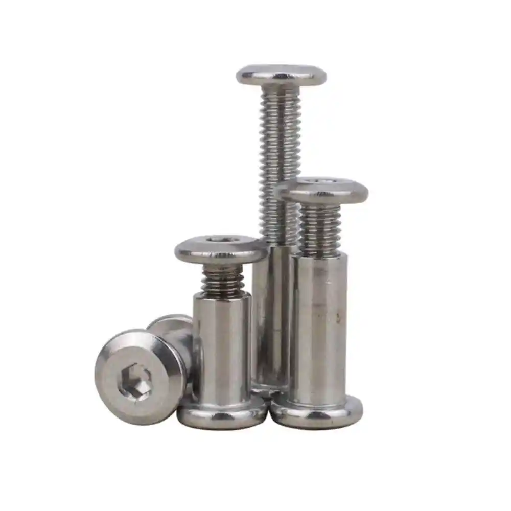 M6 Stainless Steel 304 Special Flat Hex Socket Head flat head Male and Female Chicago Screws and nut