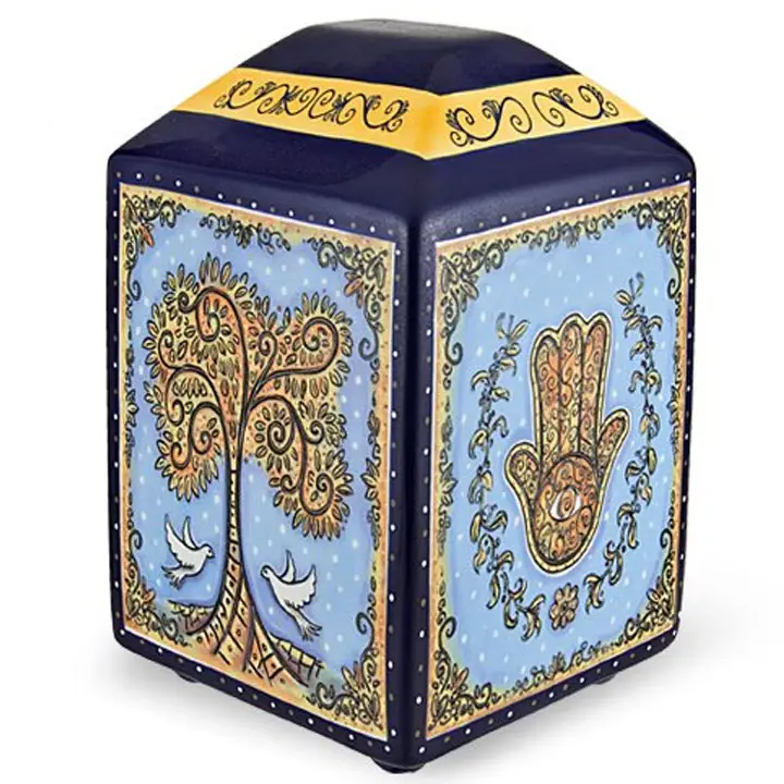 ceramic home decoration judaica tzedakah boxes