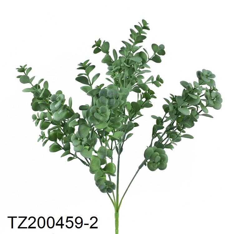 Artificial Tropical plant eucalyptus Fan Palm Leaf leaves flower branch bouquet for wedding home hotel decoration