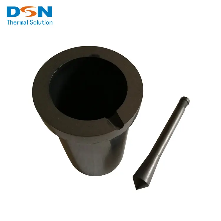 High Temperature Casting Clay Graphite Crucible For Indutherm