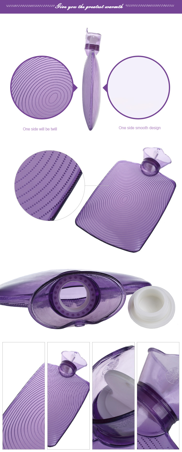walmart custom 2000ml hand warmer medicl bag pvc hot water bottle