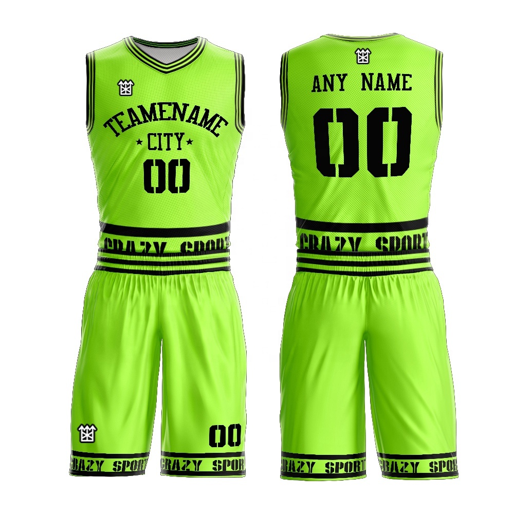 neon green basketball jersey