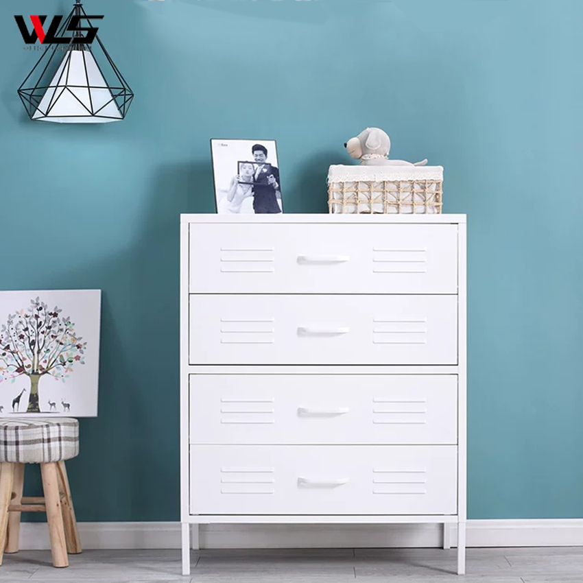 Bianco d'acciaio del Governo di 4 cassetti del metallo dell'ufficio dell'appartamento del salone 2