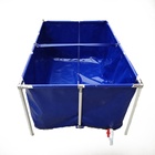 Waterproof Pvc Canvas Fish Tank Farming Round Fish Pond Tank Tarpaulin