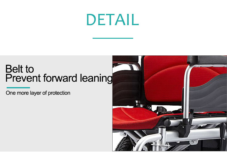Electric Wheelchair Foldable and lightweight wheel chair portable elderly care products