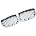 High Quality Car Body Parts ABS Front Grill Mesh Chrome/Black/Gloss Black One Slat For BMW 1 Series F20 2011-2018
