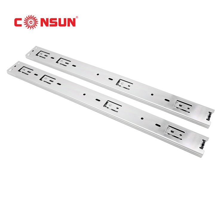 45mm stainless steel full-extension drawer slide