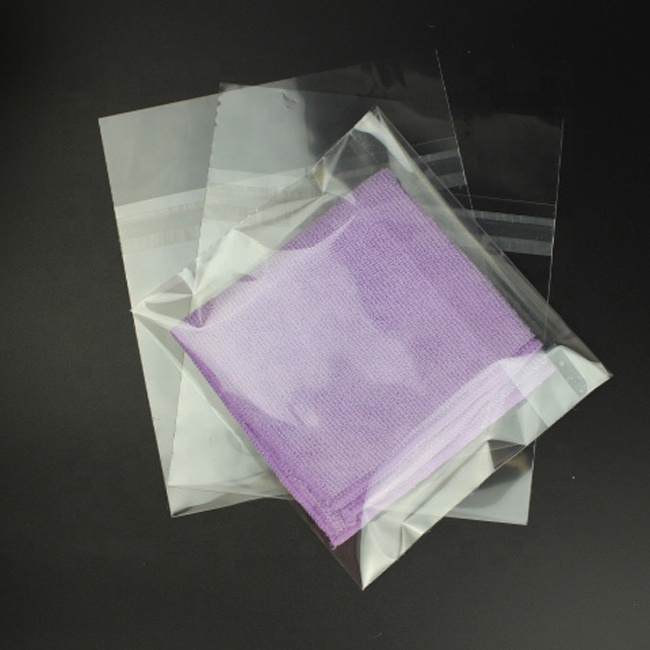 Transparent Cellophane Clear Polybag Opp Plastic Self Adhesive OPP Bopp Bag