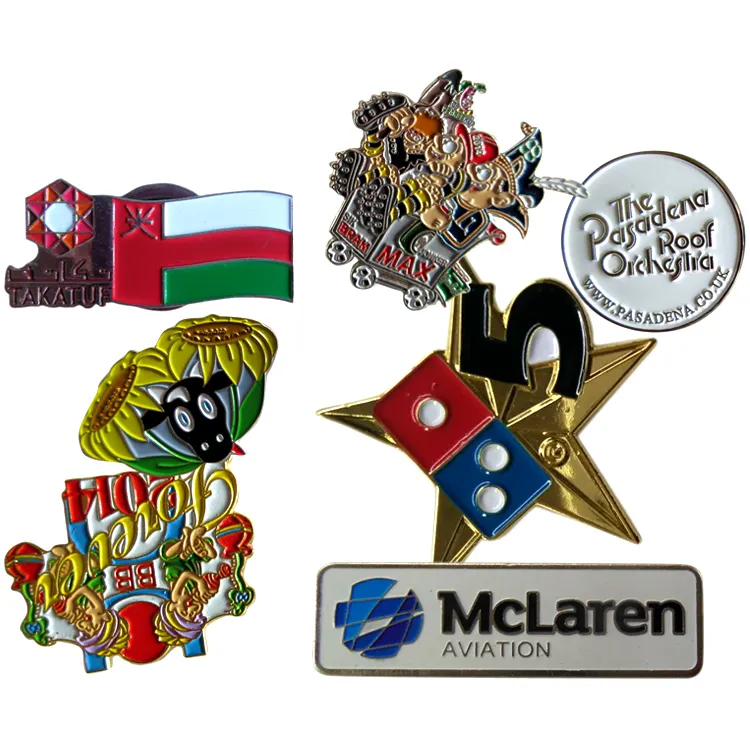 High quality soft enamel metal badge/custom design enamel pins