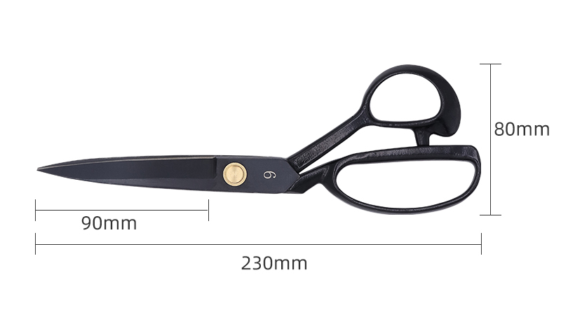 household dressmaking 9 inch dressmaker cutting fabric stainless steel sewing tailoring scissors