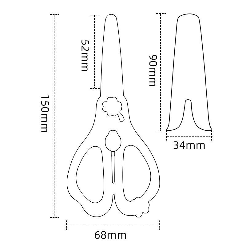 food cutting grade infant kitchen baby ceramic kids food Scissors