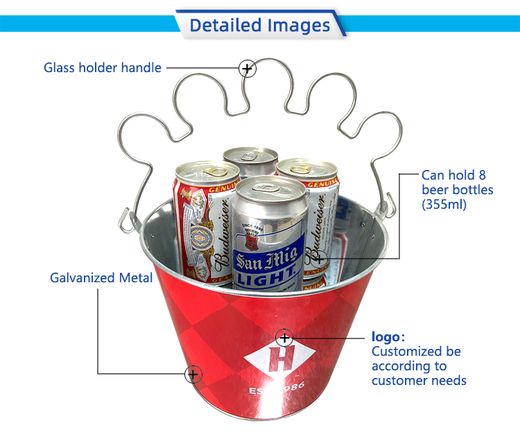 promotional fancy round colorful printed metal barrel