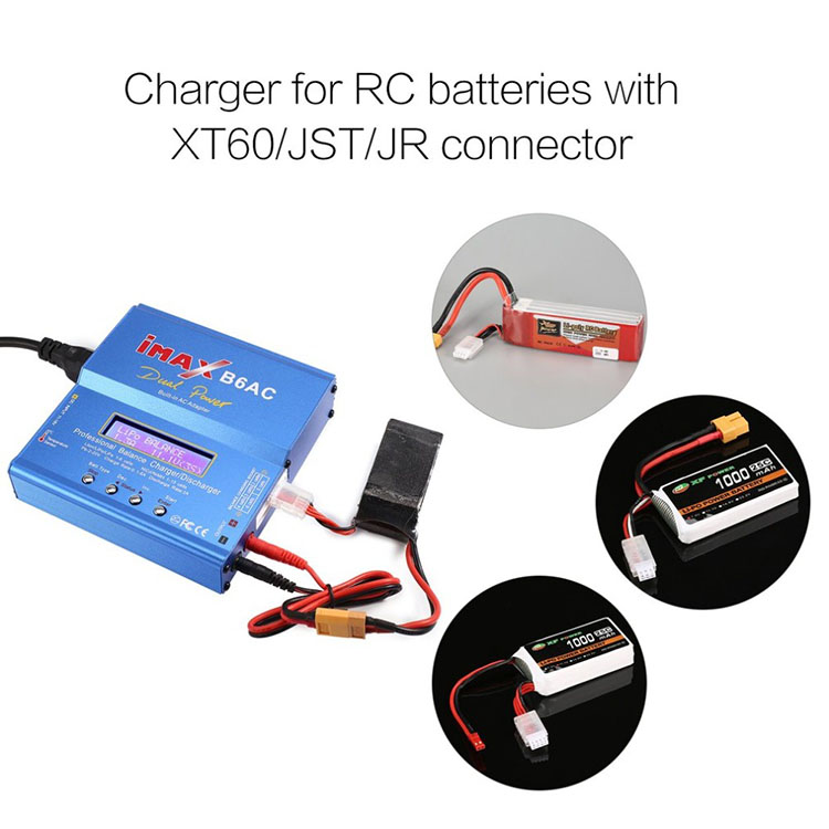 IMAX B6 AC 80W B6AC Charger Dual Power Professional Balance Discharger For Li-ion Nimh Nicd 2-6S RC Lipo Battery
