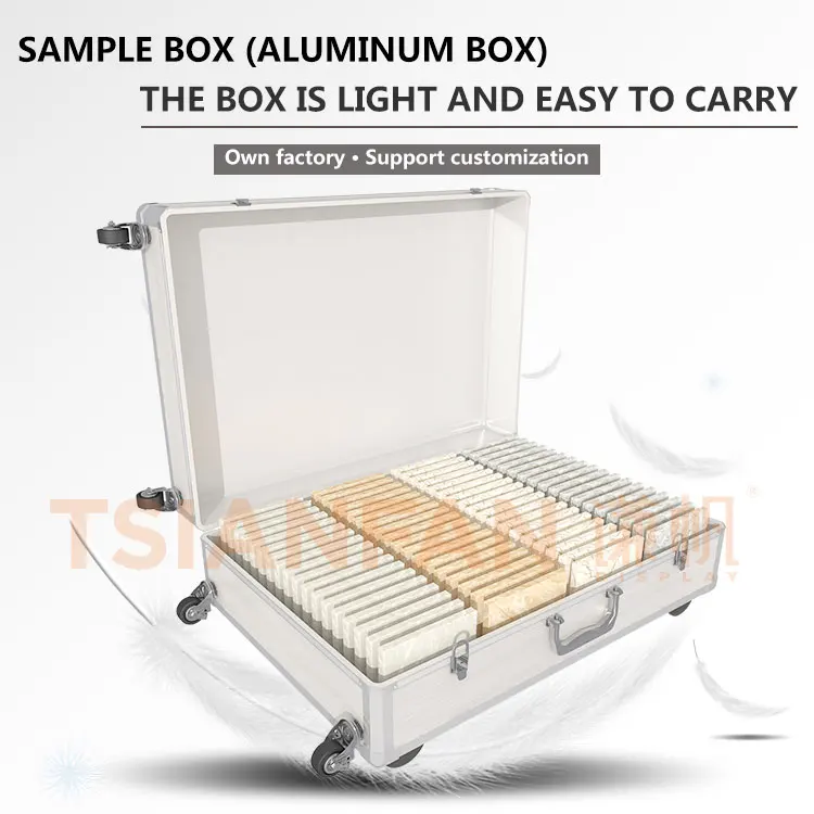 Wholesale Desktop Acrylic Stone Racks Decor Room Sunglass Suitcase Retail Granite Quartz Display Sample Box Tile