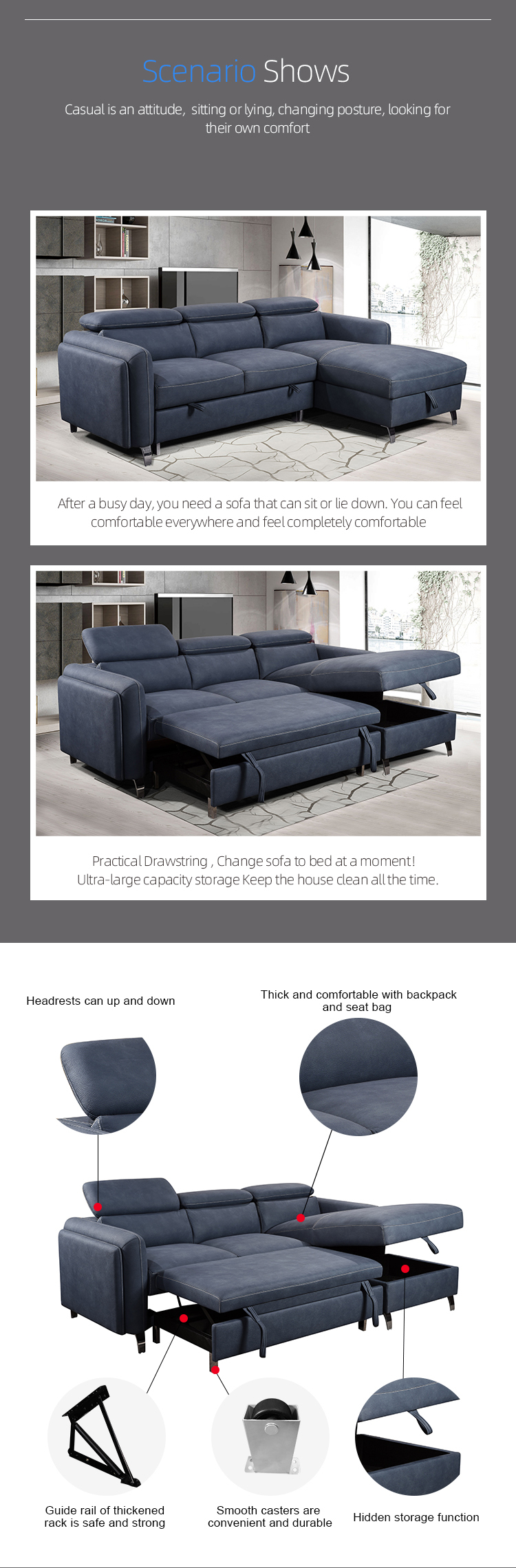 Hot sale Western style sectional fabric sofa set L shape Corner sofa for Living Room
