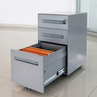 Wholesale Modern 3 drawer key cabinet mobile pedestal office filing cabinet with cam lock