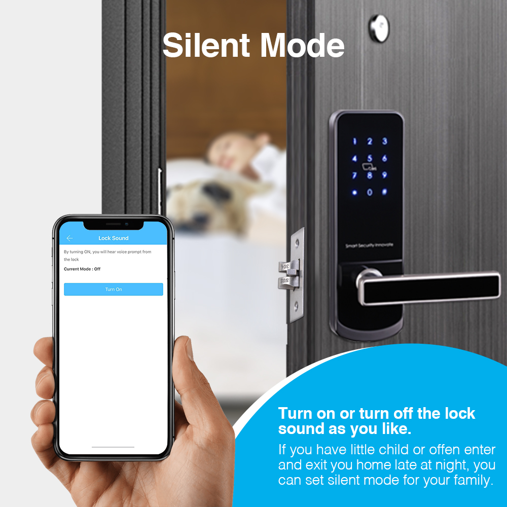 OEM Security Electronic Card Password smart home Airbnb Apartment Hotel Smart Lock App