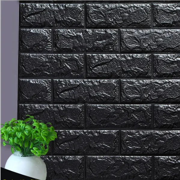 70x77 Interior wall stickers xpe or pe foam self adhesive 3d wallpaper