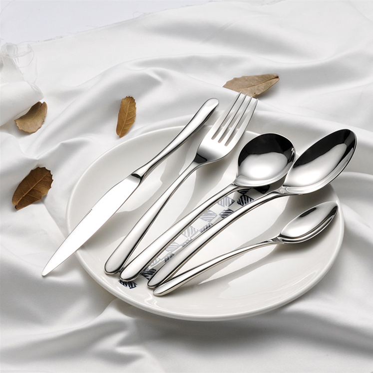 Hot Sale Luxury Fashion Design Popular 13 Pieces Mirror Stainless Steel Hand Forged Knife And Fork Flatware Cutlery Set