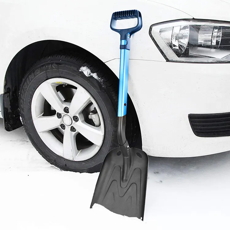 Light Weight Portable Aluminium Blade Handle D-handle Snow Shovel Car Snow Shovel Set