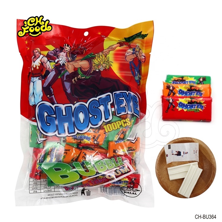 Wholesale High Quality Big Size Chewing Roll Bubble Gum Fruit Flavor