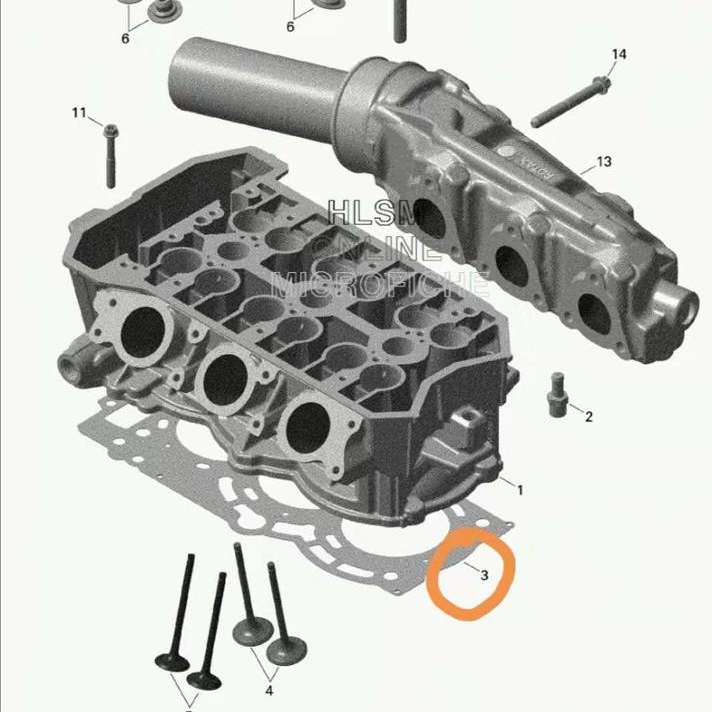 Ski-Doo Spark//GTI//GTS//MXZ//GSX 420431820 Gasket Oil Sump Seadoo