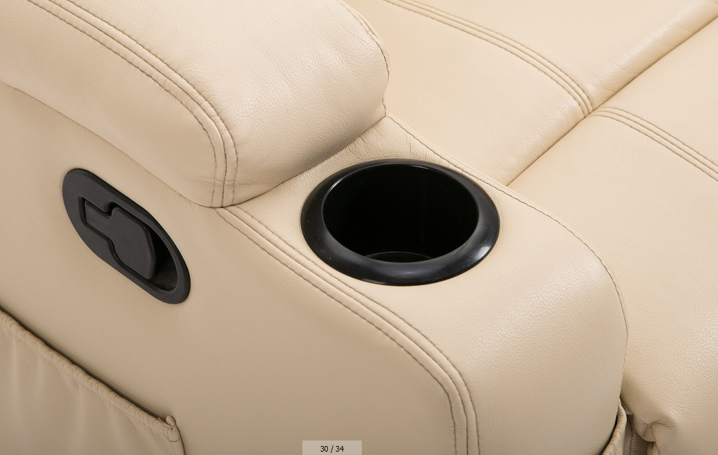 Customize Luxury Multifunction One Seat Manual Handle 360 Degree Rocking Swivel Recliner Chair