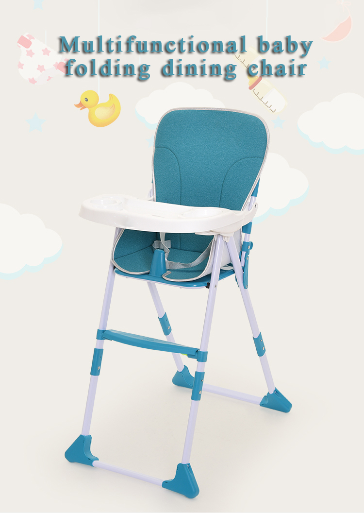 Baby Love Baby High Chair Booster Baby Feeding Chair Dining Chair - C007 5 Height Adjustable Baby Feeding Chair With Folding Function