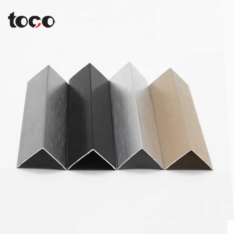 toco metal Silver trim aluminium corner edging strip