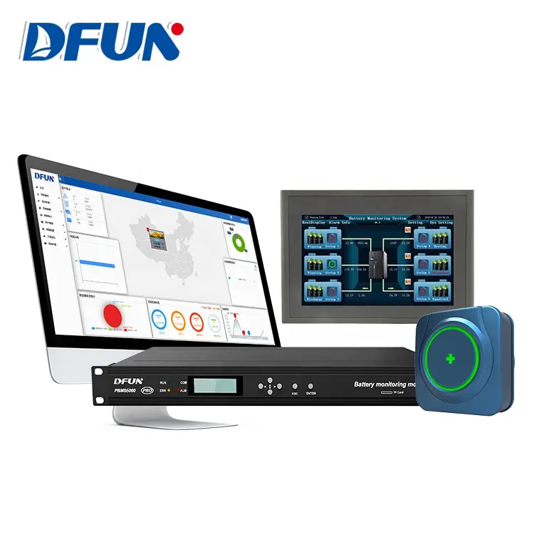 DFUN DC Power System Nickel And Lead Acid Battery Online Monitor Management BMS System Current Voltage Sensor