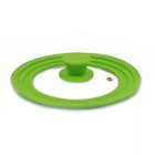 Wholesale custom size glass sale cover rim knobs cookware silicone pot lids with silicone glass cover