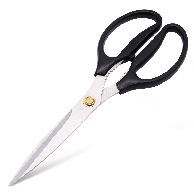 steel material abs handle laser food blade barbecue scissors