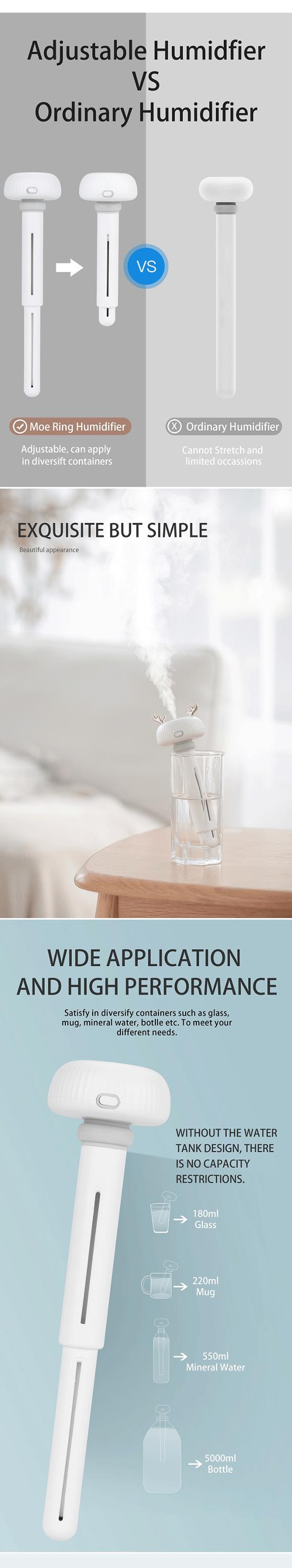 2019 High Quality Aroma Essential Oil Diffuser MINI Business or Company Gifts Personal Gift, for Health Care Gift Item 1.5 320ML