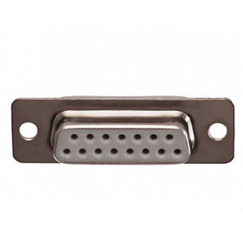 DB15M D-SUB DB15 2 Rows 15 Pin Male Plug Solder Type Adapter Connector Plastic