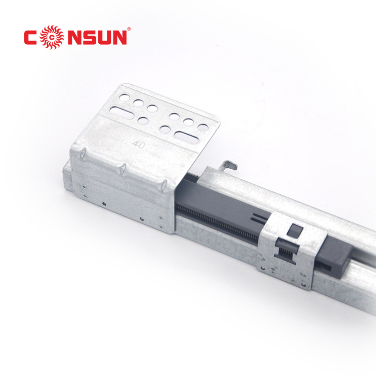 Full extension soft close concealed drawer slide