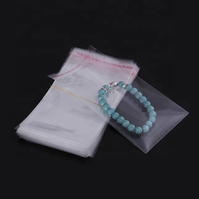 Transparent Cellophane Clear Polybag Opp Plastic Self Adhesive OPP Bopp Bag
