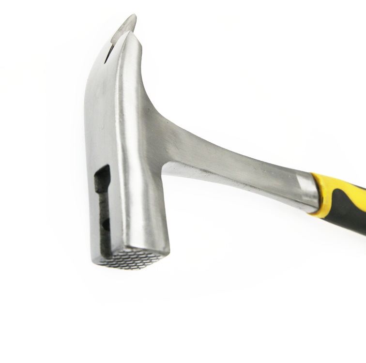 Best Seller Yellow Black Plastic Coated Polished Unicorn Claw Hammer