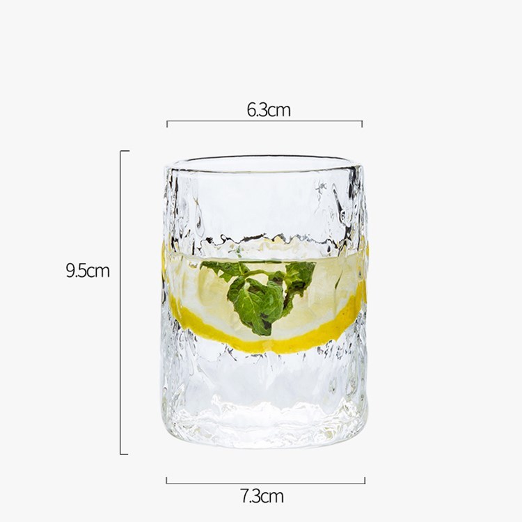 Hand-Blown Technics Borosilicate Glass Food Grade Glass Whisky Cup