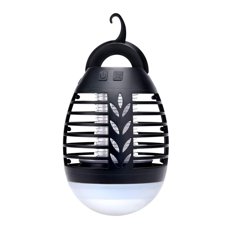 Three modes waterproof outdoor IP65 novelty rechargeable led camping lantern mosquito killer lamp