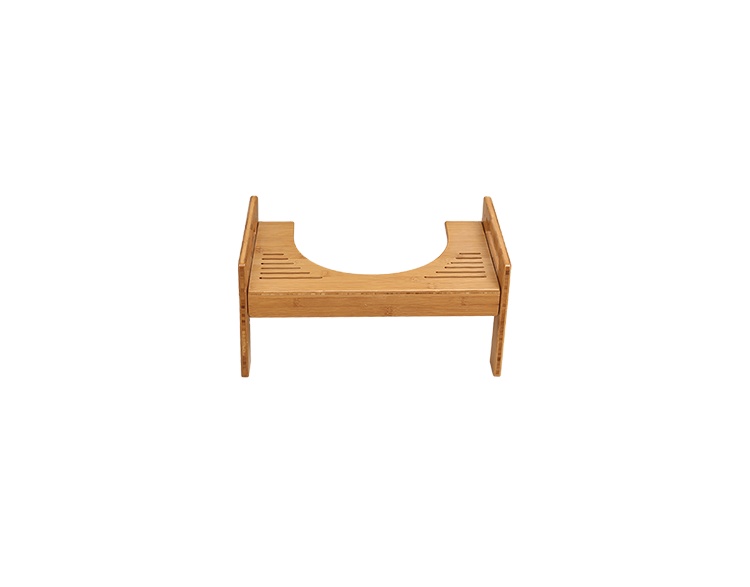 Adjustable Bamboo Toilet Stool Bamboo Portable Bathroom