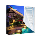 Best seller SEG backlit pop up display banner stand for trade show