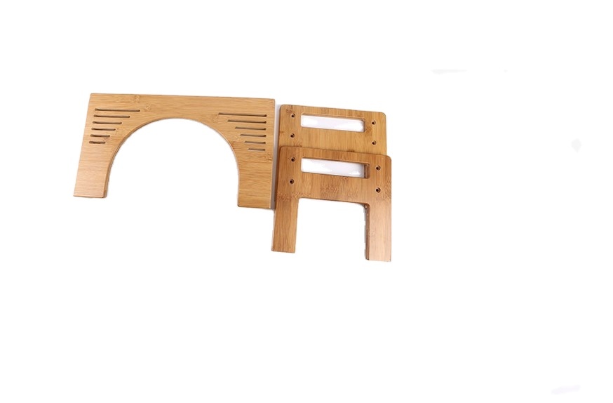 Adjustable Bamboo Toilet Stool Bamboo Portable Bathroom