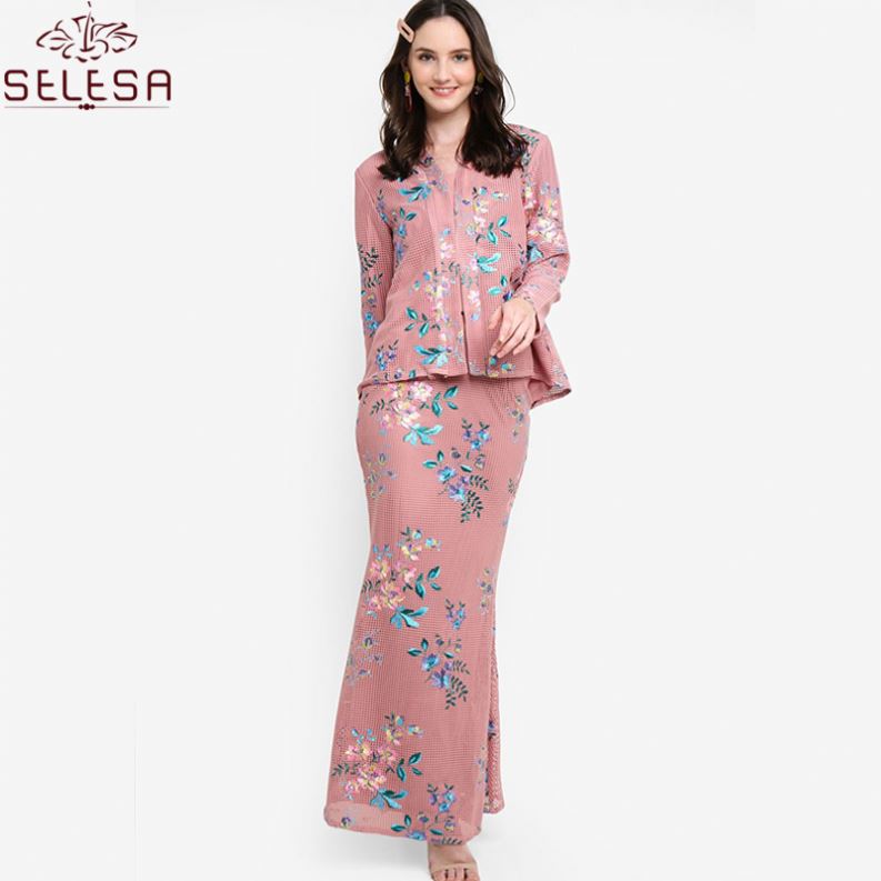 baju kurung cotton 2018