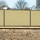 JINGQI RTS Double Eleven 4' x 50' Brown or Beige UV Block HDPE Outdoor Garden Privacy Screen Fence
