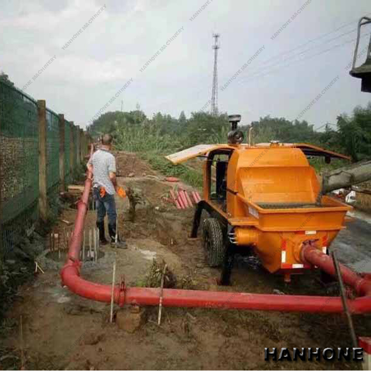 2021 LATEST PRICE SHIPPING TO MALAYSIA 112HP DIESEL ENGINE CONCRETE CONVEYING EQUIPMENT CONCRETE PUMP ON SALE