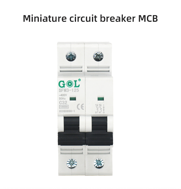 Mini 250Amp Vacuum Ature Air 63A Mcb Electrical Electronic Miniature Dc Circuit Breaker